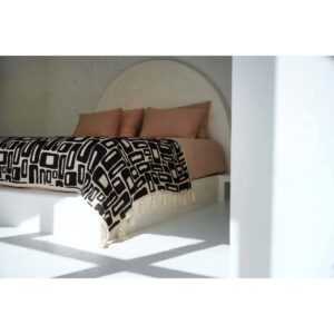 Alternative view of De Aztec Bedsprei - Natuurlijk Zwart