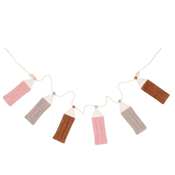 Crayon slinger "Pastel" terug naar school decor - Afbeelding 6