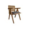 Eetkamerstoel Phi-52x54x83-Naturel/Donker Grijs-Teak/Stof Deze eetkamerstoel Phi combineert stijl en comfort. Met afmetingen van 52x54x83 cm is deze stoel een ideale toevoeging aan elke eetkamer. De zitting in natuurlijk en donkergrijs, samen met het stevige teakhouten frame, stralen een elegante en duurzame uitstraling uit. De stoffen bekleding zorgt voor extra comfort. CASA & VIVENTES Eetkamerstoel Phi-52x54x83-Naturel/Donker Grijs-Teak/Stof Breedte: 54cm Hoogte: 83cm Lengte: 52cm Gewicht: 8g merk: HSM Collection