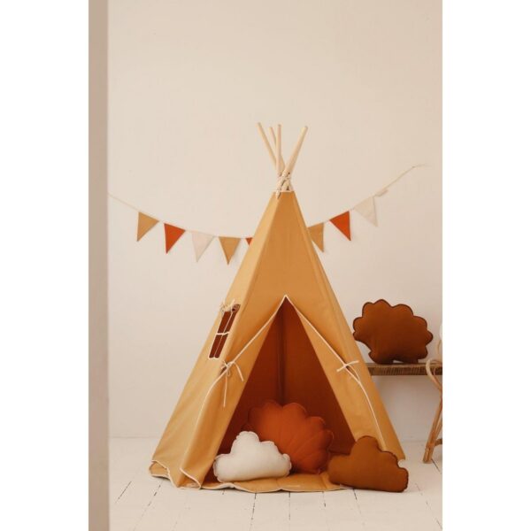 Tipi-tent "oker" - Afbeelding 3