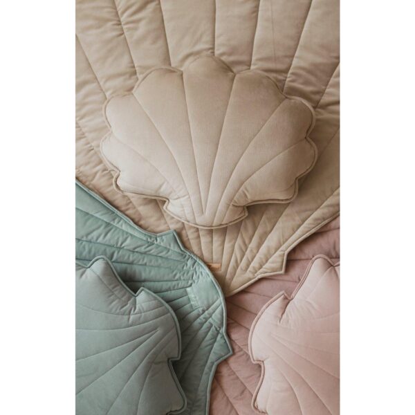 "Powder Mint" fluwelen schelpmat - Afbeelding 3