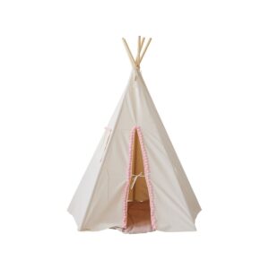 Alternative view of Tipi-tent "Fluffy Pompoms" met pompons
