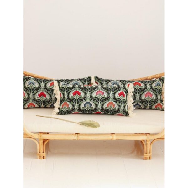 "Green medusa" bolster met franje - Afbeelding 5