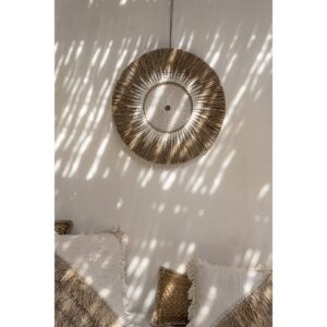 Alternative view of De Raffia Macramé Muurdecoratie - Wit Naturel