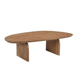 Couchtisch salontafel 135x76 cm De salontafel is gemaakt van massief acacia hout, een nobel natuurlijk materiaal dat bekend staat om zijn duurzaamheid en speciale esthetiek. Het tafelblad heeft een driehoekige vorm met harmonieus afgeronde randen, die de tafel een zachte en eigentijdse uitstraling geven. Deze zachte curven maken de tafel niet alleen visueel aantrekkelijk, maar zorgen ook voor meer beveiliging. Wat speciaal is aan dit meubelstuk is de prachtige, duidelijk zichtbare korrel van het Acacia -hout. Elk tafelblad is uniek omdat de natuurlijke patronen en kleuren van het hout in elk stuk verschillend zijn. Dit geeft de tafel een rustieke, warme charme die de moderne en klassieke meubels perfect aanvult. Met zijn compacte grootte en het heldere ontwerp is deze salontafel niet alleen een optisch hoogtepunt, maar ook extreem praktisch. Het biedt voldoende ruimte voor boeken, drankjes of decoratieve items zonder de kamer te domineren. De stabiele constructie zorgt ook voor hoge veerkracht en duurzaamheid, zodat de tafel jarenlang leuk is. Of het nu op een moderne loft of in een gezellige woonkamer is deze tafel is een echte verklaring voor iedereen die een natuurlijke materialen en een aantrekkelijk ontwerp waarderen. Afstand tussen de benen: ongeveer 70 cm, breedte van de houten beperkingen hieronder: ca. Casa & Viventes Breedte: 135cm Hoogte: 38cm Lengte: 76cm Inhoud: 0.25L Gewicht: 38870.00g Materialen: Hout merk: SIT Möbel Im- und Export