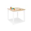 Kindertafel 'Fenna', wit/naturel • Volledig massief hout: grenen, wit en blank gelakt • L 57 cm, B 57 cm, H 51 cm • Aanbevolen voor kinderen vanaf 2 jaar Casa & Viventes Breedte: 56.5cm Hoogte: 50.5cm Lengte: 56.5cm Gewicht: 6g kleuren: Wit Materialen: Hout, Hout merk: Pinolino Kinderträume