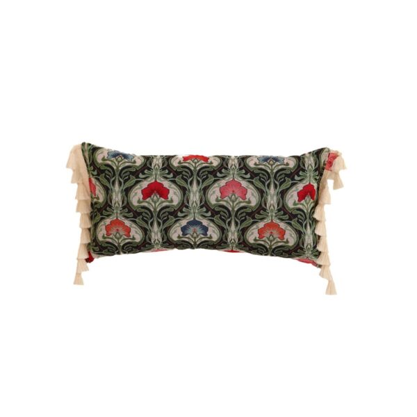 "Green medusa" bolster met franje - Afbeelding 2