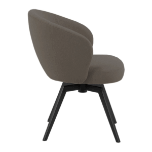 HSM Collection-Eetkamerstoel Alma + Armleuning-80x58,5x60-Antraciet/Zwart-Stof/Metaal De Alma eetkamerstoel van HSM Collection combineert modern design, ultiem comfort en innovatieve functionaliteit. Met zijn eigentijdse uitstraling, ingebouwde swivel en auto return systeem biedt deze stoel een perfecte mix van stijl en gemak. Gemaakt van hoogwaardige materialen en verkrijgbaar in verschillende kleuren. Casa & Viventes Breedte: 59cm Hoogte: 80cm Lengte: 60cm Inhoud: 0.2784L Gewicht: 9g kleuren: Zwart Materialen: Metaal merk: HSM Collection