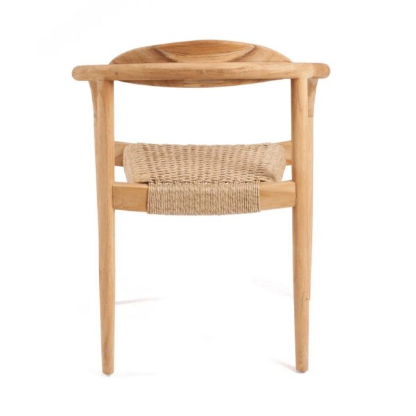 De Amaya Eetkamerstoel - Naturel - Buiten - Afbeelding 5